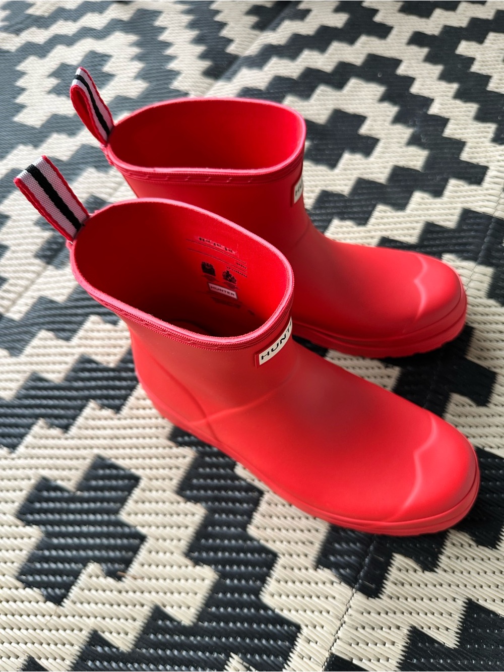 NEW HUNTER Red Waterproof Rain Boots